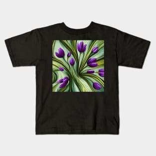 Orchid mural Art Kids T-Shirt